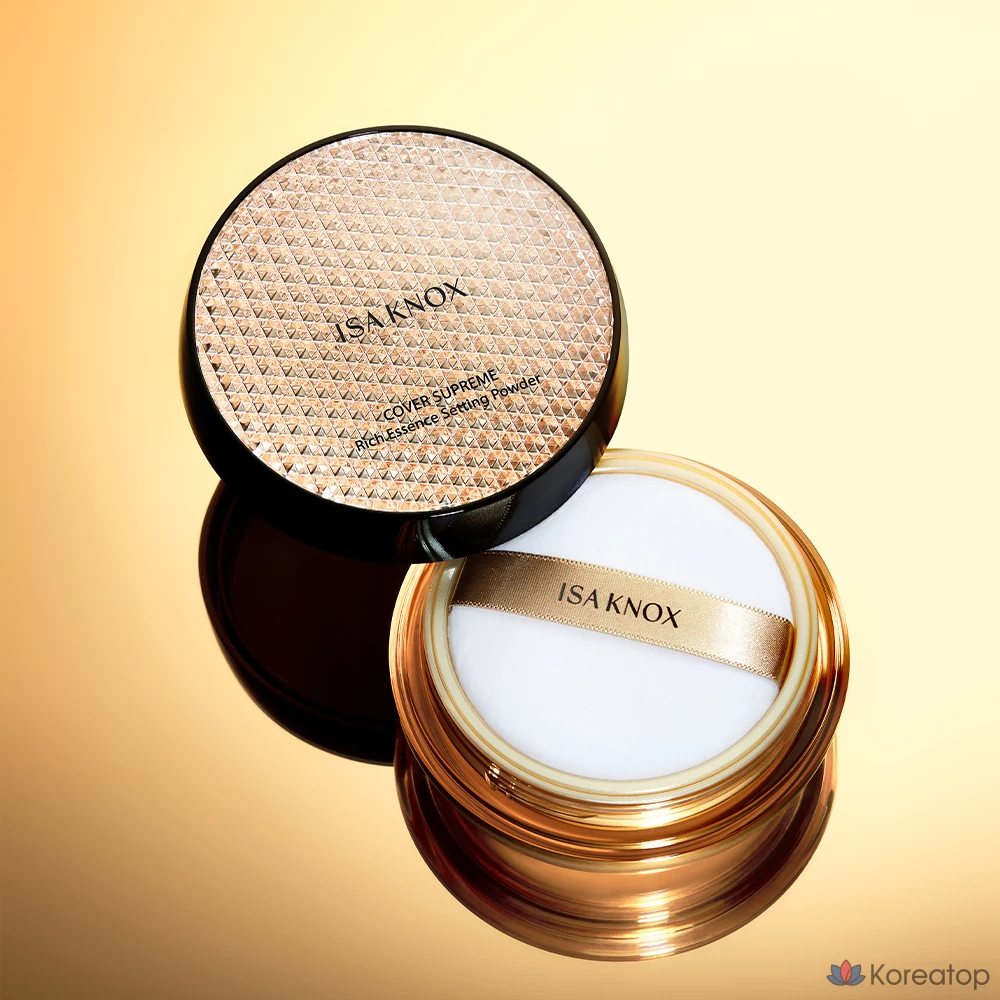 Пудра для лица Isa Knox Cover Supreme Rich Essence Setting Powder, оттенок 21 Light Beige, 30 г, 1 шт.