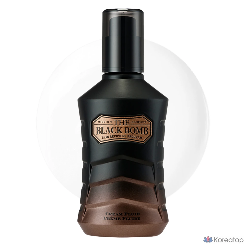 Крем для лица The Face Shop The Black Bam Cream Fluid Men's Skin Care, 130 мл, 1 шт.