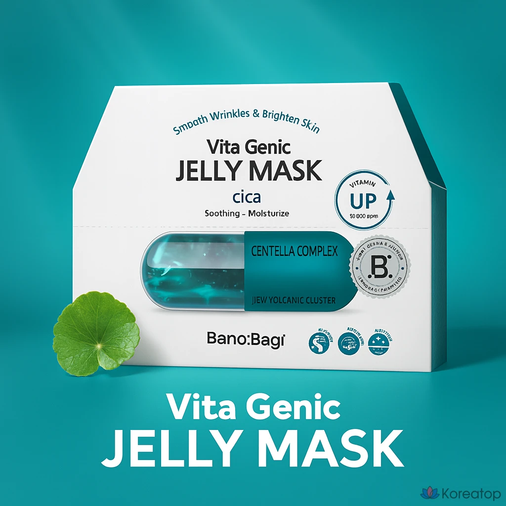 Тканевая маска для лица Banobagi Vitagenic Jelly Mask Cica, 30 мл, 30 шт.