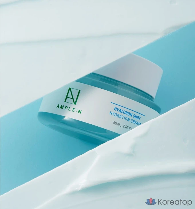 Увлажняющий крем AMPLE:N Hyaluron Shot Moisture Cream, 60 мл, 1 шт., фото 4