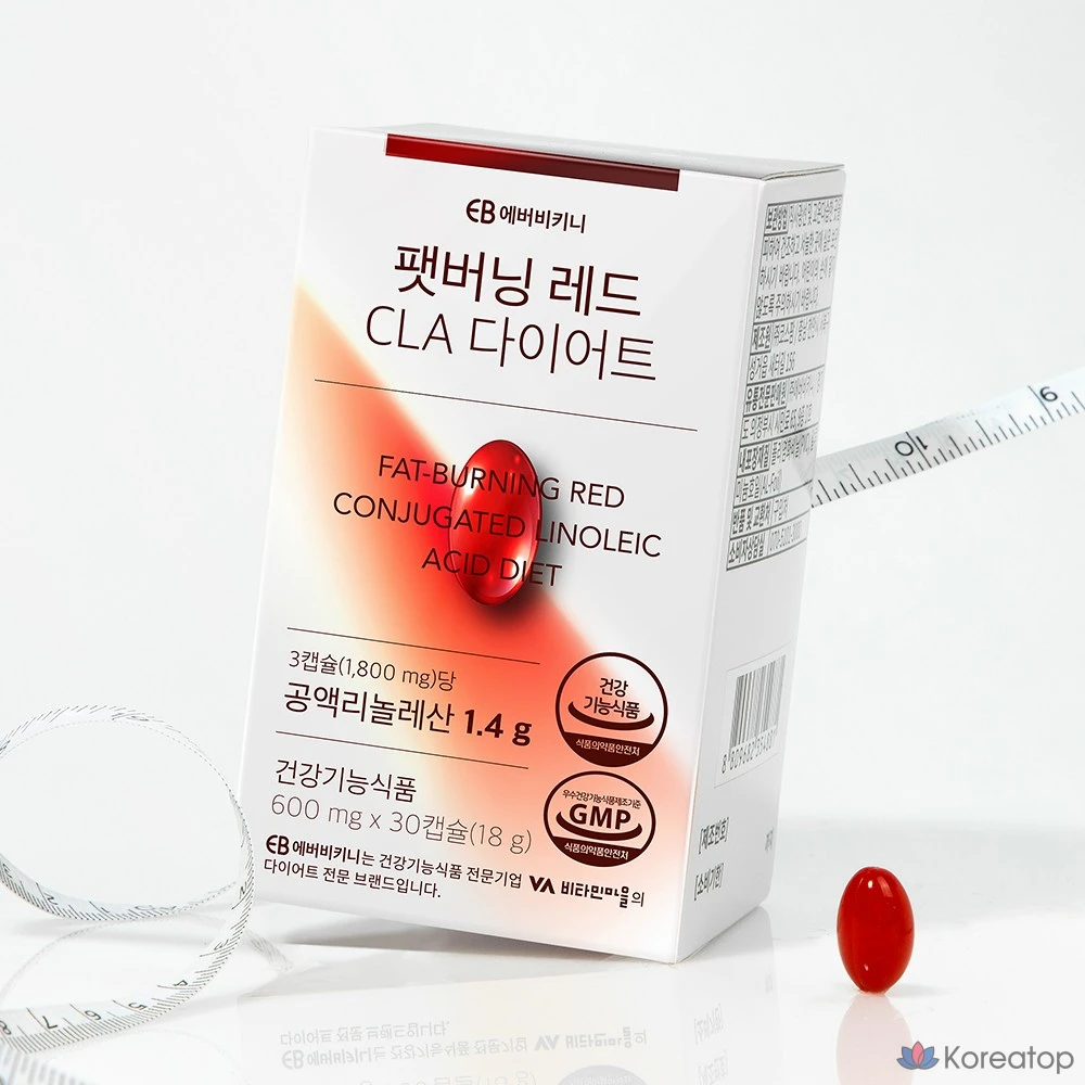 Капсулы для похудения EverBikini Fat Burning Red CLA, 30 шт.