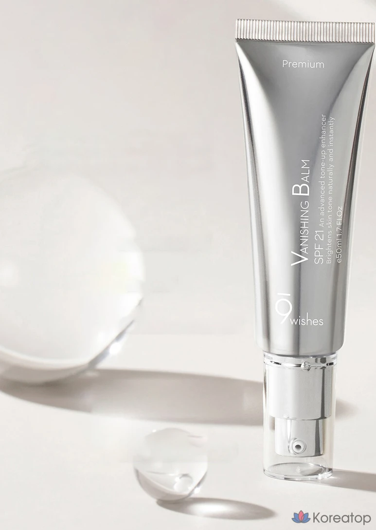 Тонер 9wishes VB Premium Tone-Up Cream SPF21, оттенок White, 80 мл, 1 шт., фото 4