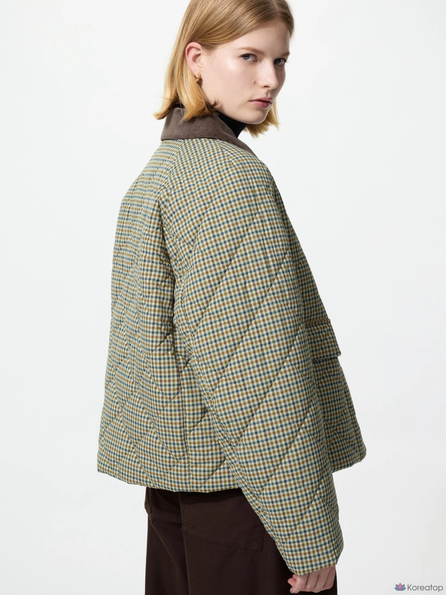 Куртка утепленная Uniqlo Padded Utility Short Jacket, принт