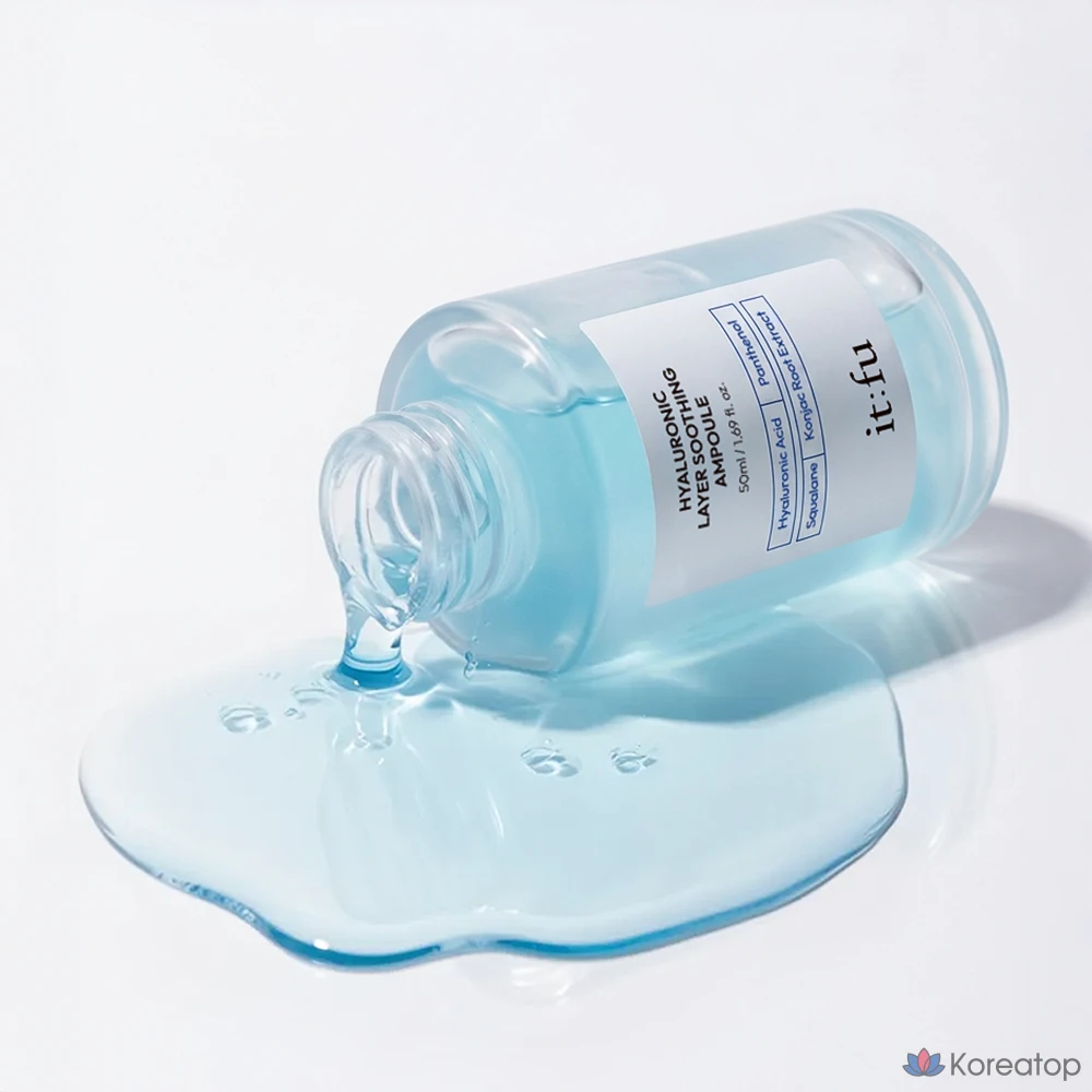 Ампульная сыворотка REJURAN It’s Pure Hyaluronic Acid Ampoule PDRN Panthenol Squalane, 50 мл, 1 шт.