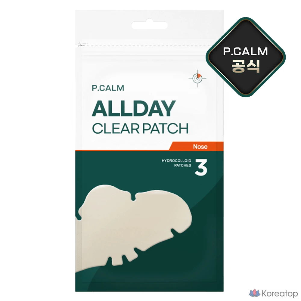 Корейский патч P.CALM All Day Clear Cover Patch, 3 шт.