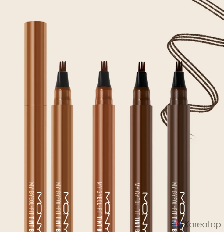 Тинт для бровей Mqny My Fit Brow Tint, оттенок Deep Brown, 0.8 г, 1 шт.