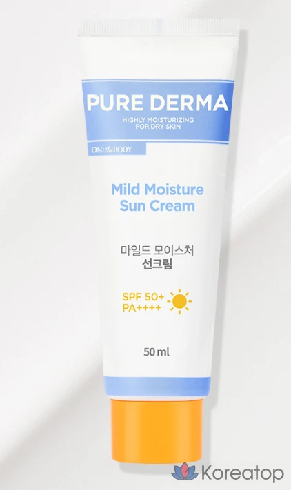 Солнцезащитный крем Pure Derma Mild Moisture Sun Cream SPF50+ PA++++, 50 мл, 1 шт.