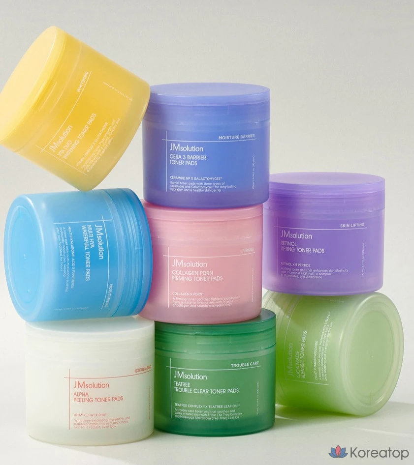 Тонер-пэды JM Solution Teatree Trouble Clear Toner Pad, 170 мл, 100 шт.