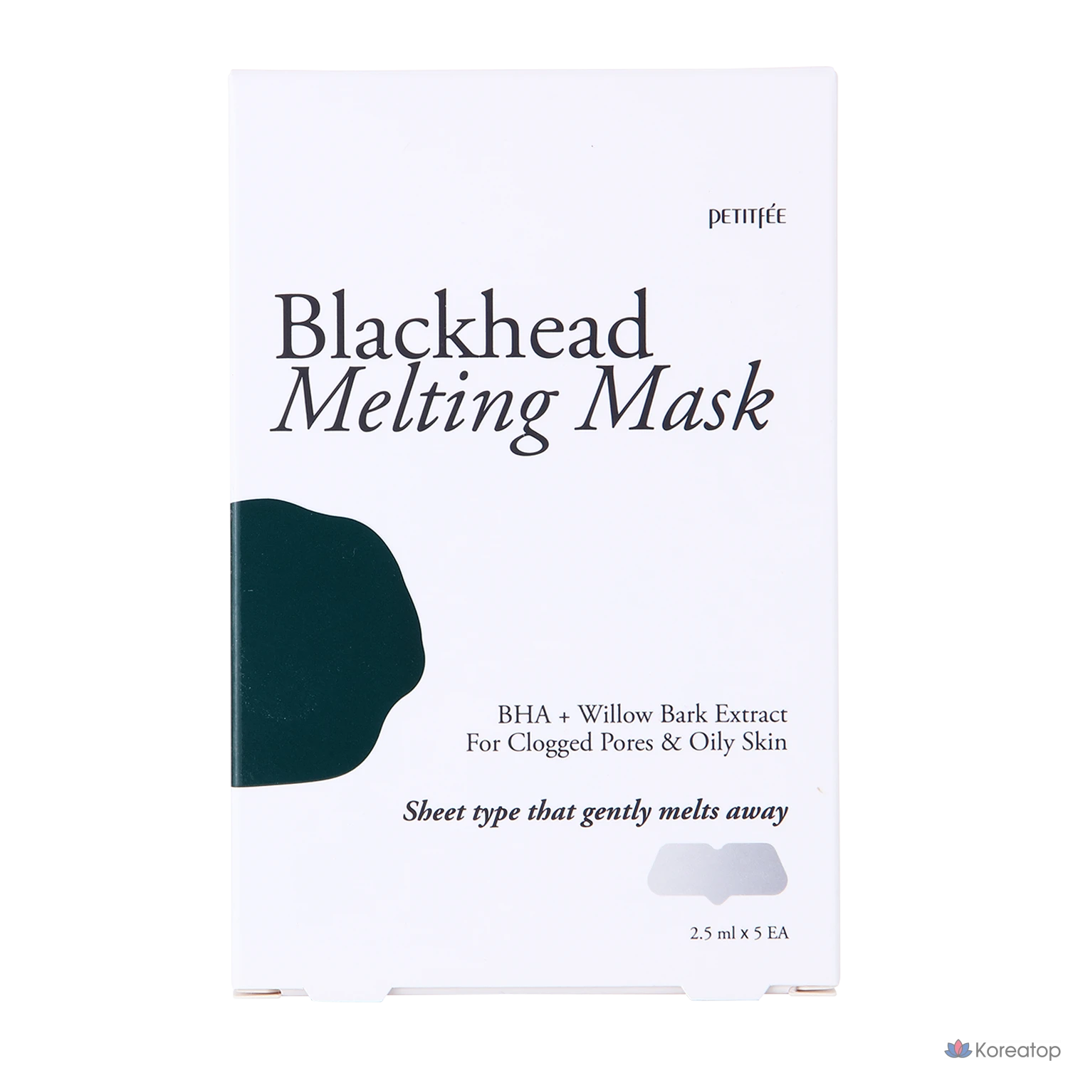Пилинг-маска Petitfee Blackhead Melting Mask, 12.5 мл, 5 шт.