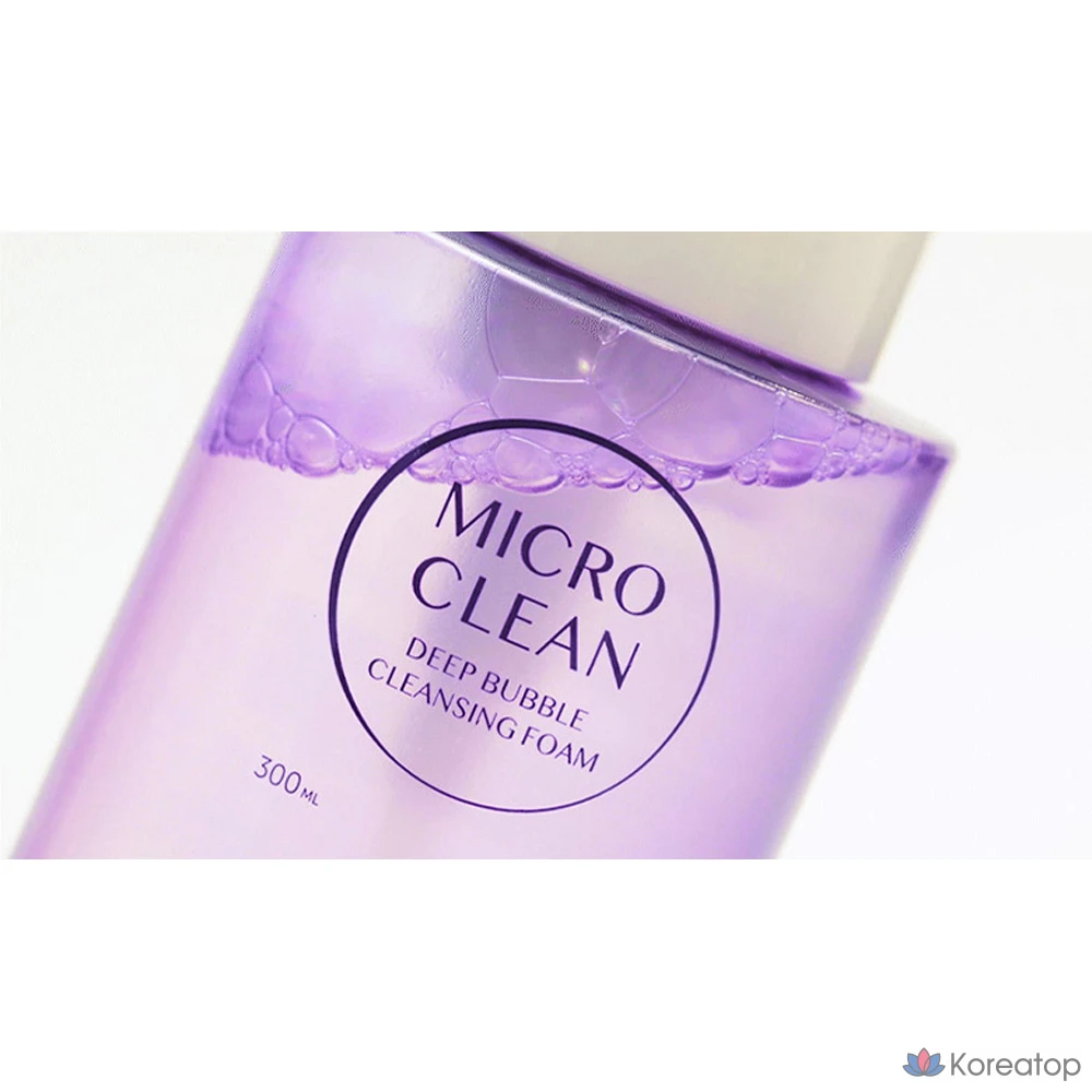 Очищающая пенка Happy Bath Micro Clean Deep Bubble Cleansing Foam, 300 мл, 1 шт.