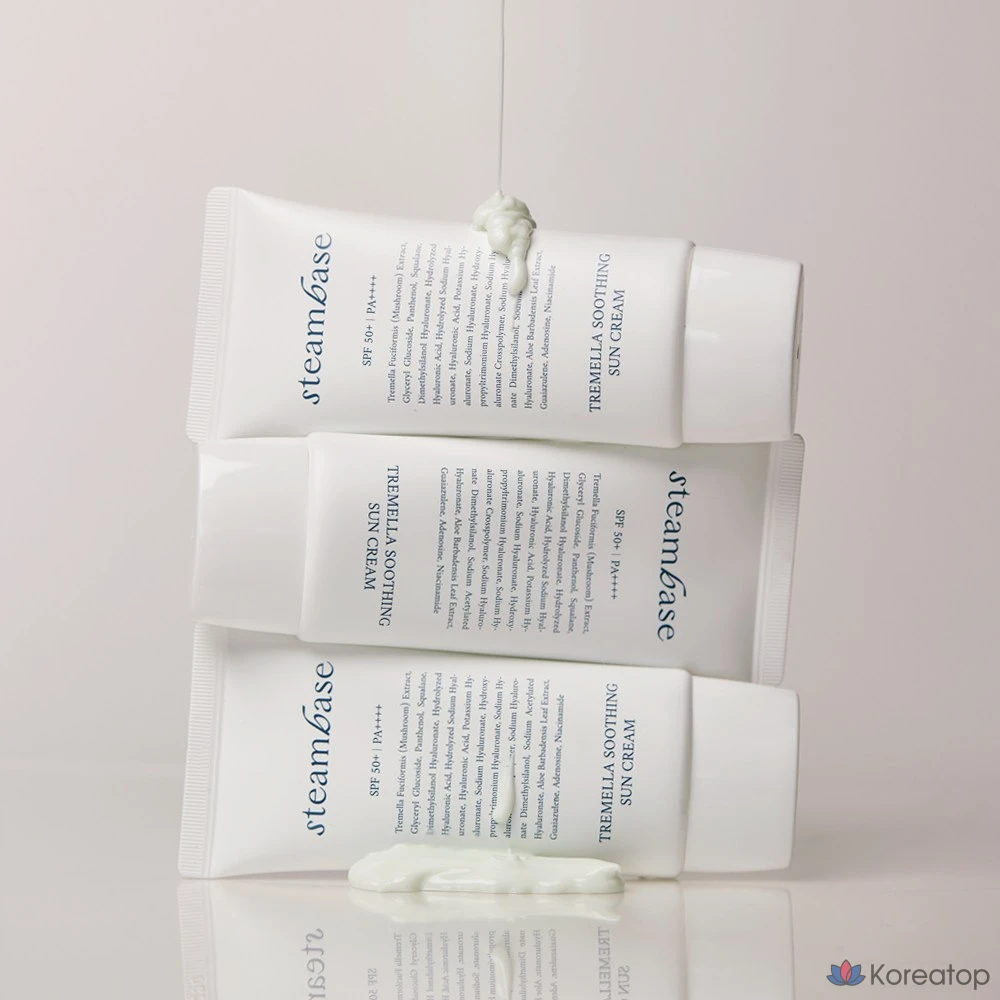 Солнцезащитный крем Steambase Tremella Moisture Lotion Sun Cream SPF 50+ PA++++, 50 мл, 1 шт.