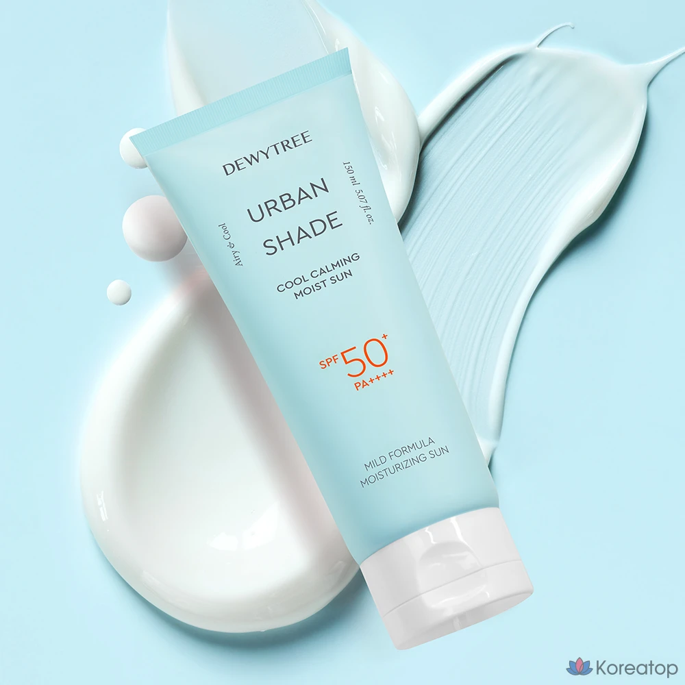 Солнцезащитный крем Dewytree Urban Shade Cool Calming Moisture Sun Cream SPF50+ PA++++, 150 мл, 1 шт.