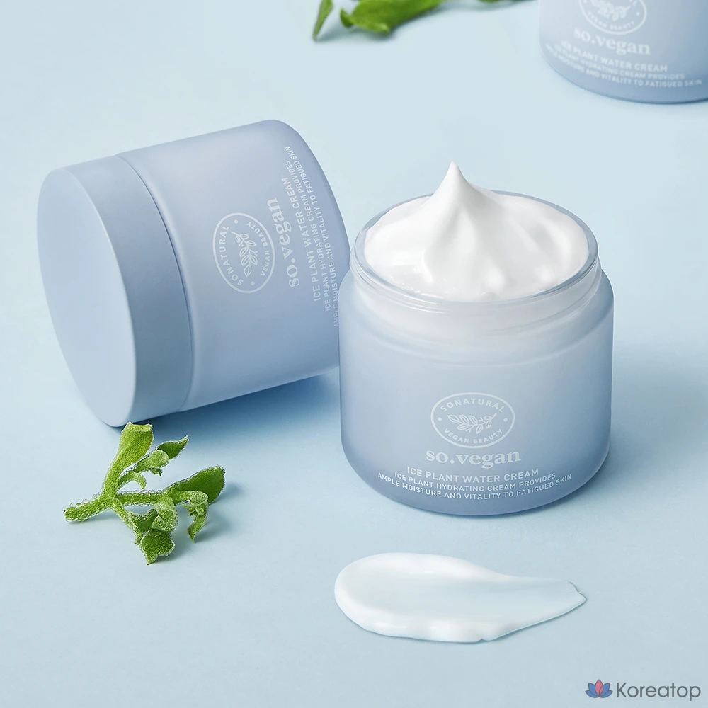 Крем для лица So Natural So Vegan Ice Plant Water Cream, 70 мл, 1 шт.