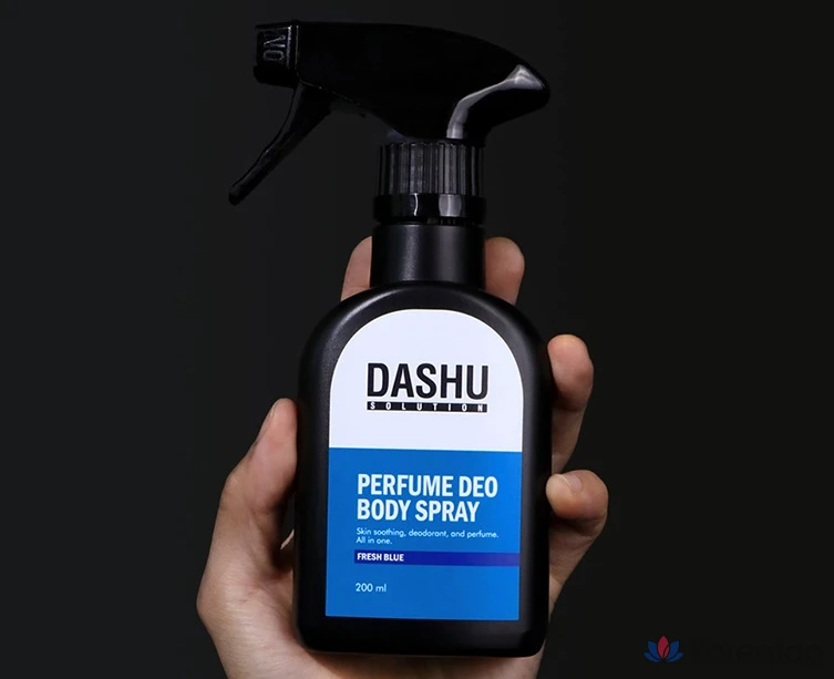 Дезодорант-спрей для тела DASHU Solution Perfume Deo Body Spray Fresh Blue, 200 мл, 1 шт.