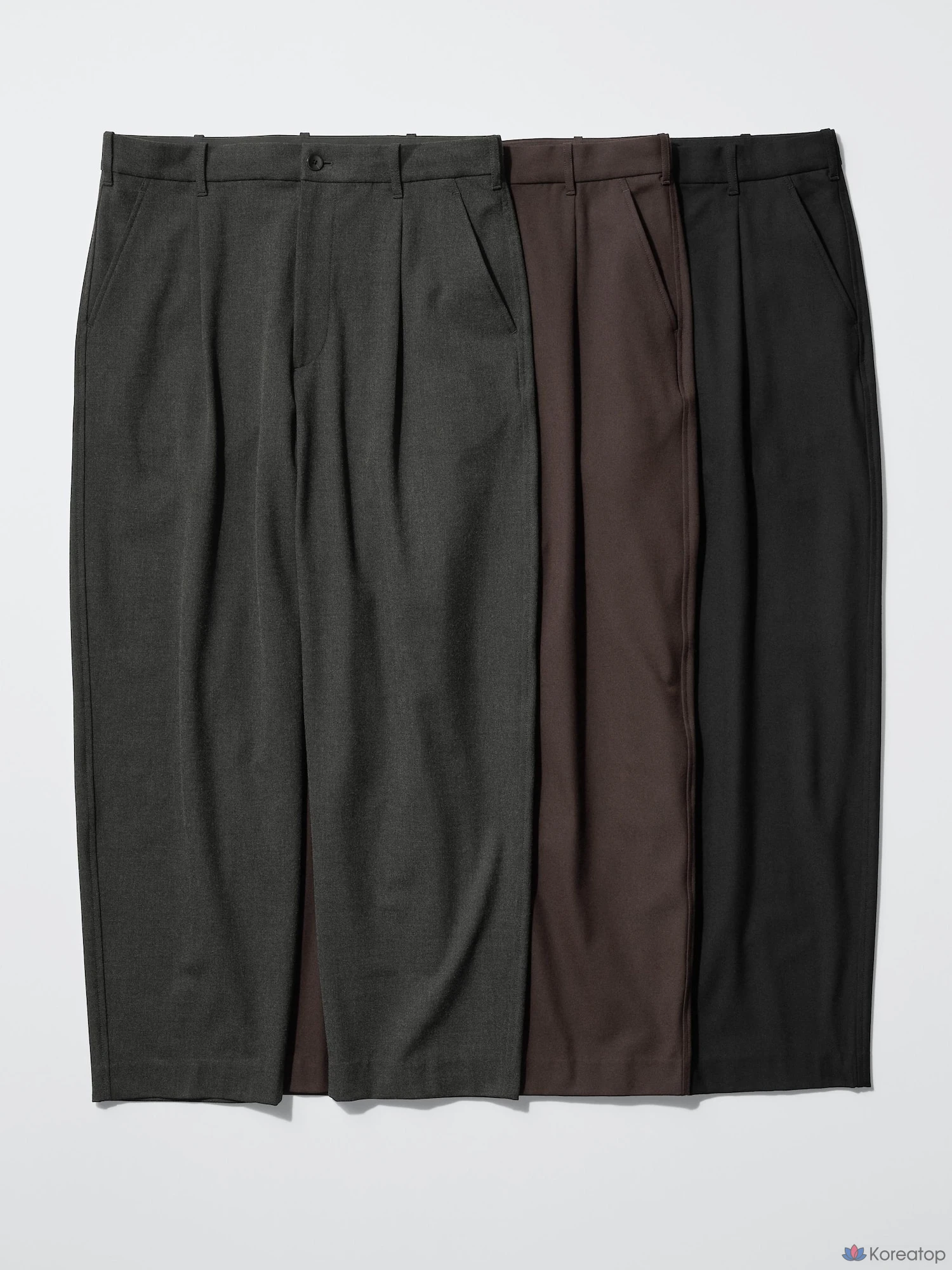 Брюки Uniqlo Tuck Relax Wide Pants
