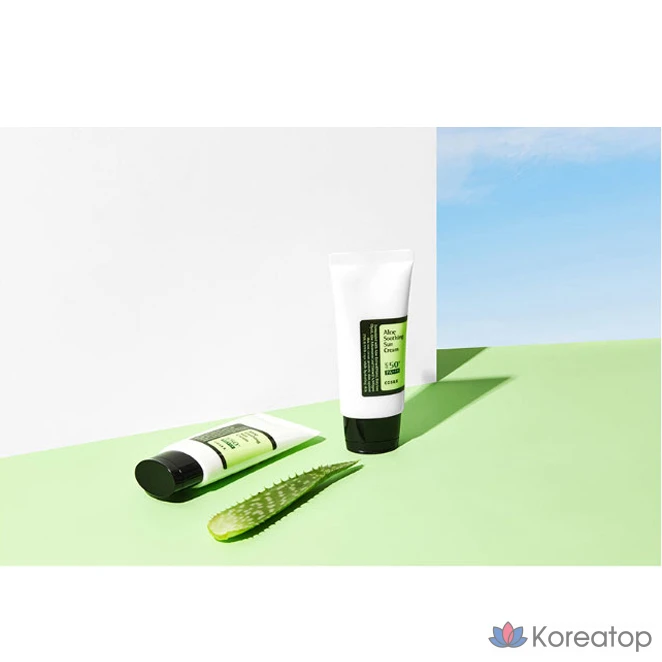 Солнцезащитный крем COSRX Aloe Soothing Sun Cream SPF50+ PA+++, 50 мл, 1 шт.