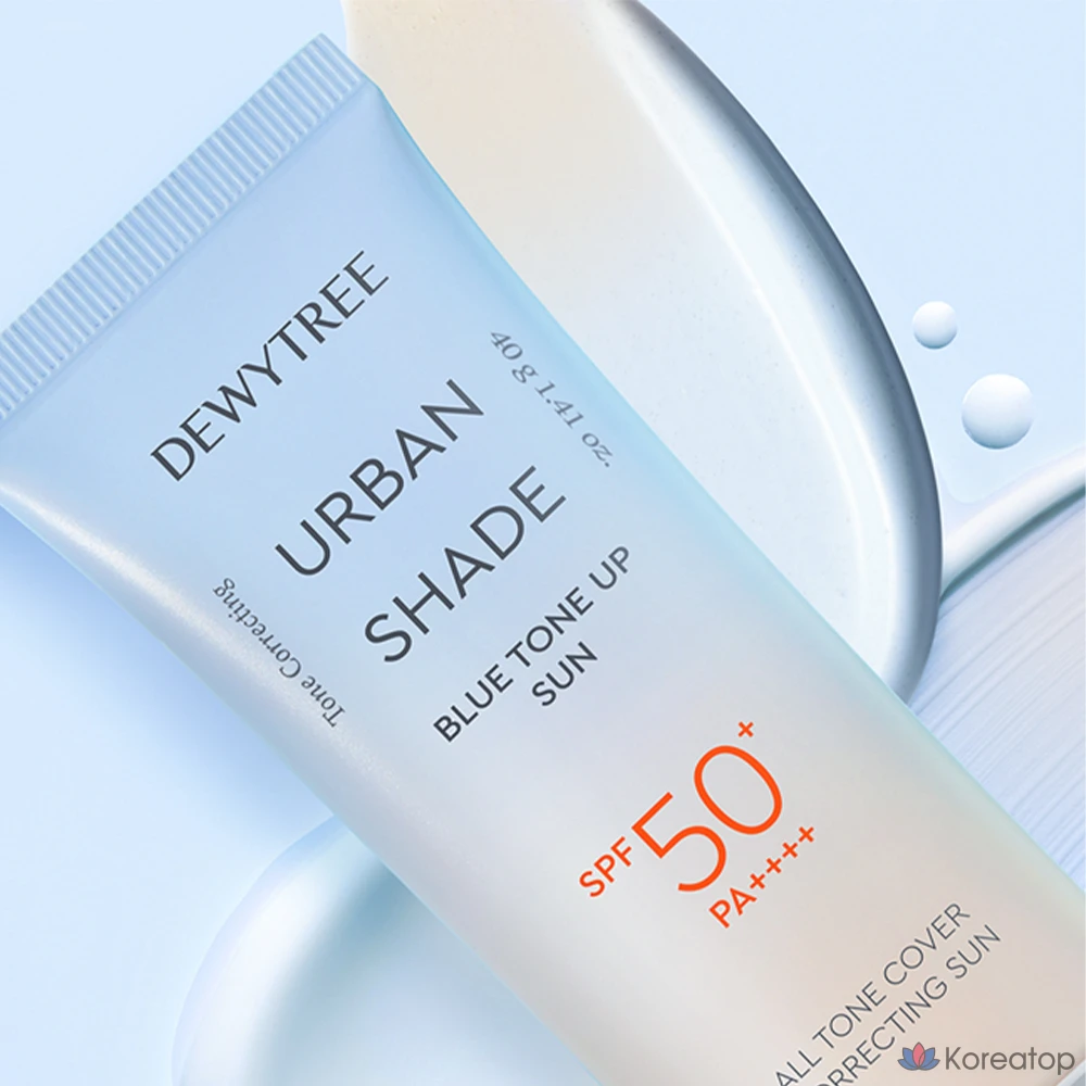 Солнцезащитный крем Dewytree Urban Shade Blue Tone-Up SPF50+ PA++++, 40 г, 1 шт.