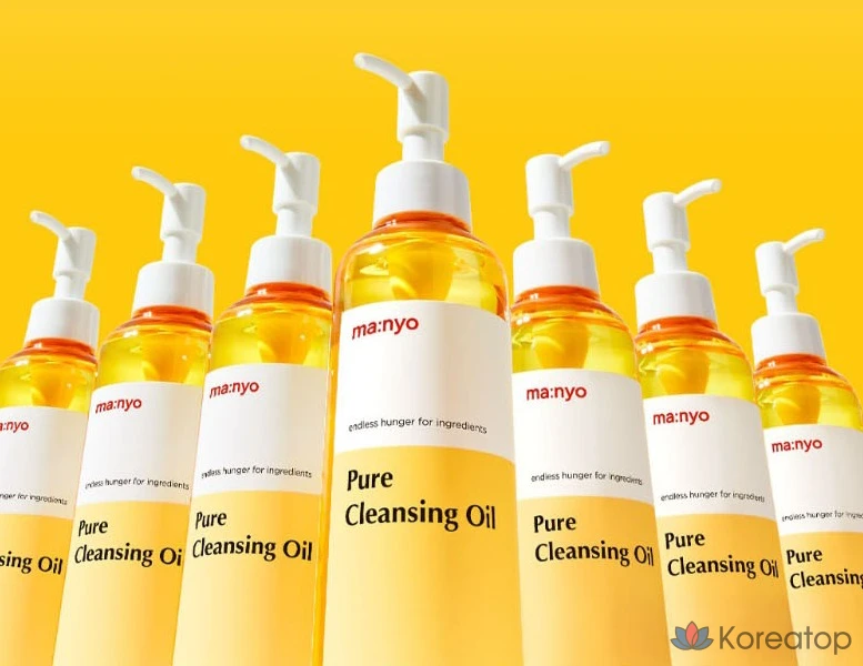 Гидрофильное масло Manyo Pure Cleansing Oil, 200 мл, 1 шт., фото 4
