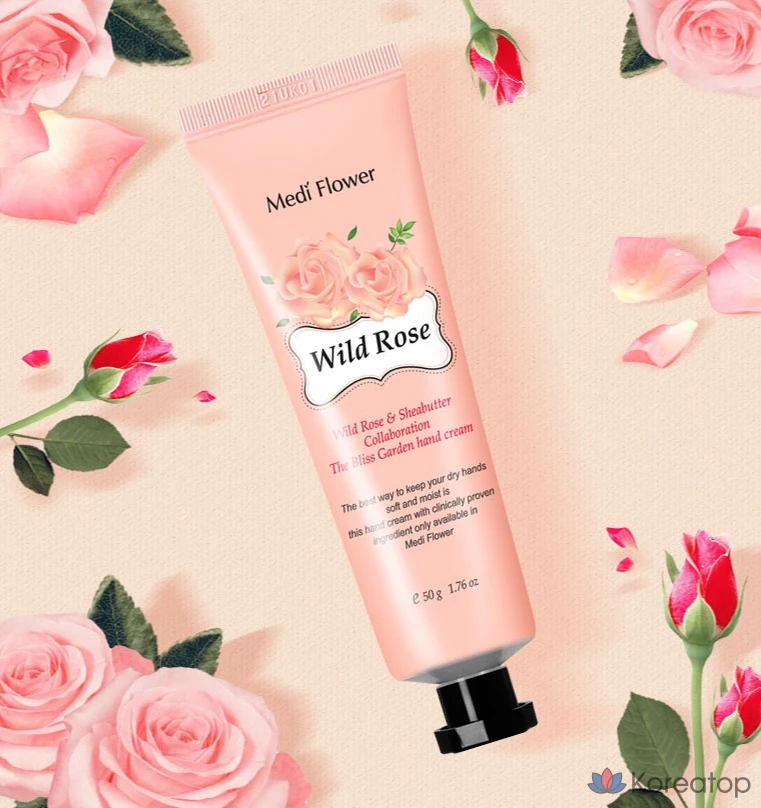Набор для ухода MediFlower The Bliss Garden Hand Cream 5-piece Set (+ Shopping Bag), 250 г, 2 шт., фото 4