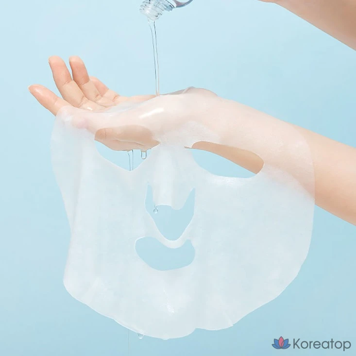 Тканевая маска для лица WELLAGE Real Hyaluronic Blue Ampoule Mask, 5 шт., фото 4