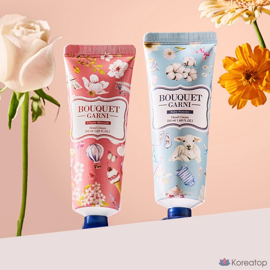 Набор для ухода Bouquet garni Hand Cream 4-piece Set, 1 шт.