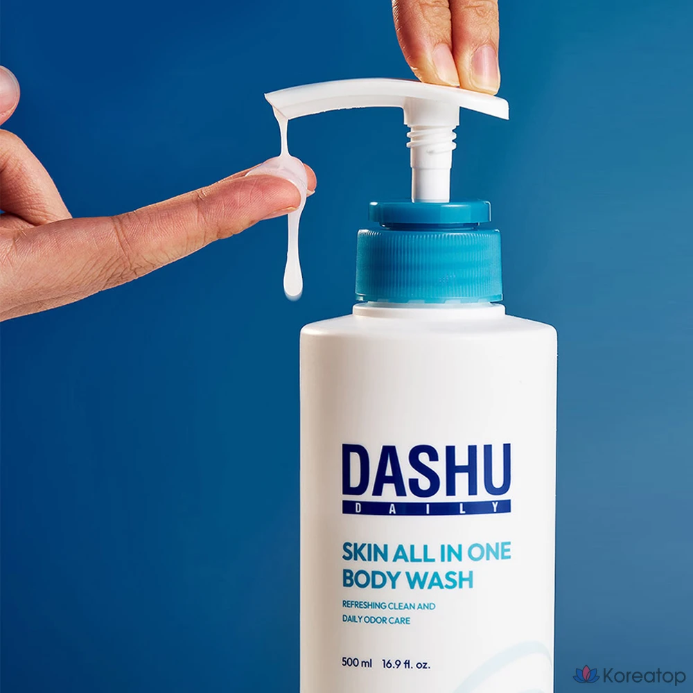 Гель для душа DASHU Daily Skin All-in-one Bodywash Aqua Marine, 500 мл, 1 шт.