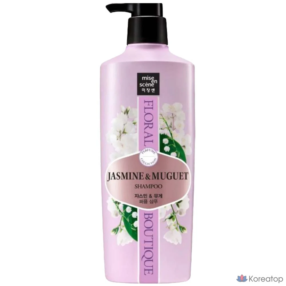 Шампунь Mise en Scene Floral Boutique Perfume Shampoo Jasmine &amp; Muguet, 650 мл, 1 шт.