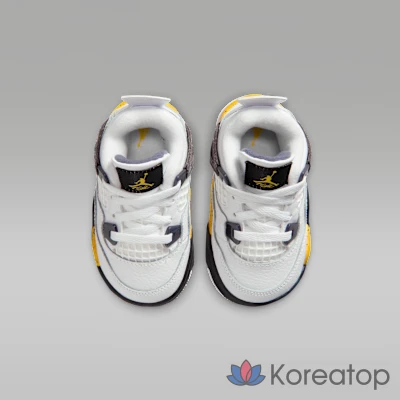Кроссовки детские Jordan 4 Retro, Tour Yellow