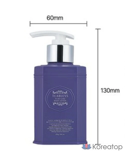 Лосьон для тела TEABLESS Body Lotion Sage Amber Purple Tea, 250 г, 1 шт.