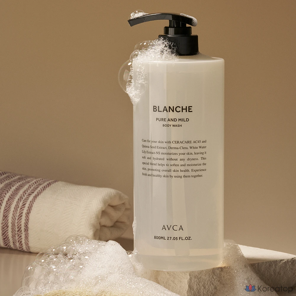 Гель для душа AVCA Pure &amp; Mild Body Wash, 800 мл, 1 шт.