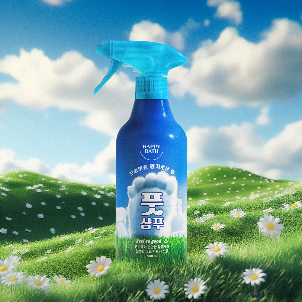 Пилинг для ног Happy Bath Peel So Good Antibacterial Care Foot Shampoo, аромат Green Citrus, 500 мл, 1 шт.