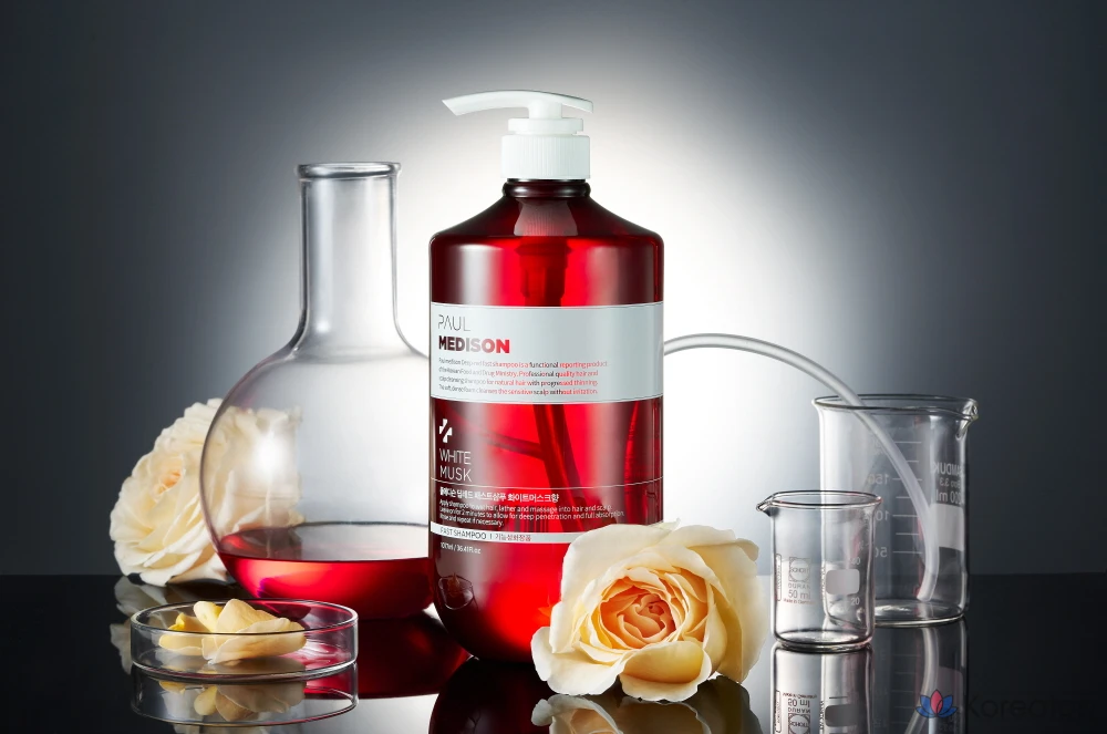 Шампунь PAUL MEDISON Deep Red Fast Shampoo White Musk, 1.077 л, 1 шт.