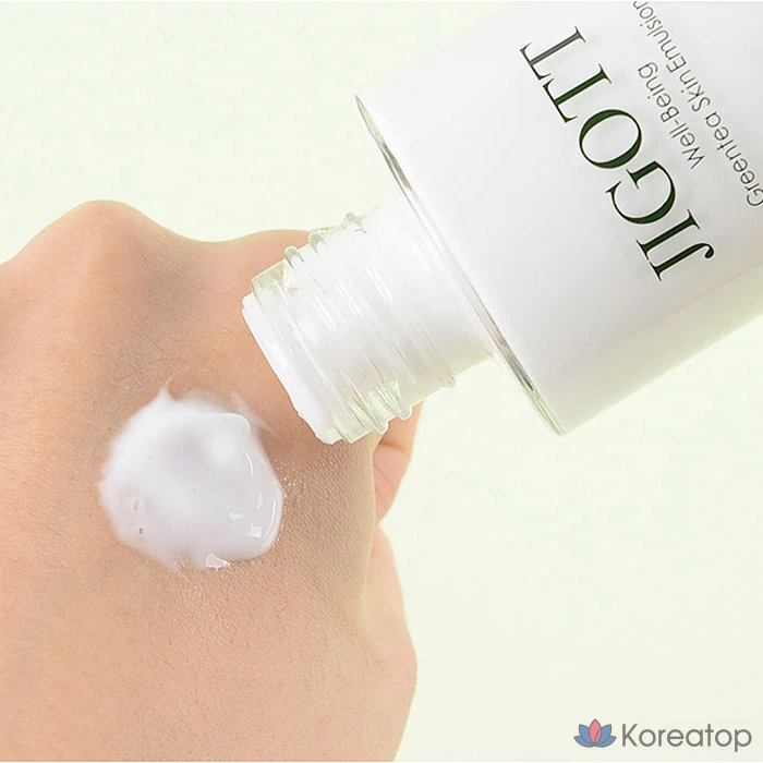 Набор для ухода Jigott Wellbeing Green Tea 3-piece Set (Toner + Lotion + Cream), 1 шт.