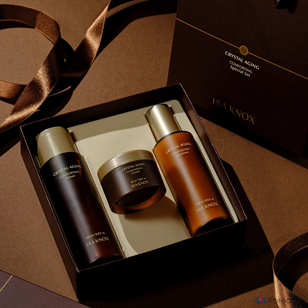 Набор для ухода Isa Knox Crystal Aging Comforting 3-piece Set, 1 шт.