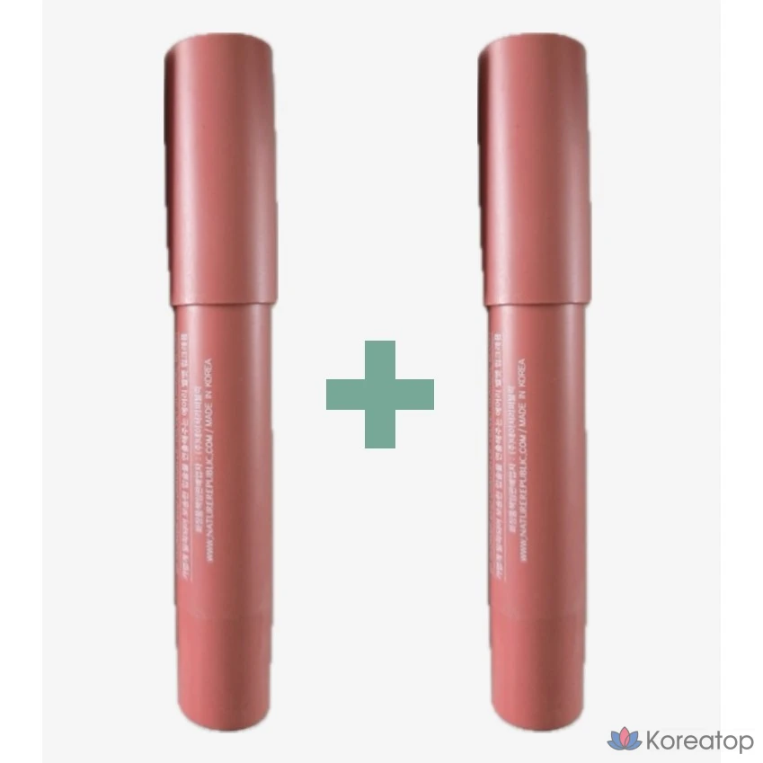 Креон для губ Nature Republic Eco Velvet Lip Crayon, оттенок Dazzling Latte, 2.8 г, 2 шт.