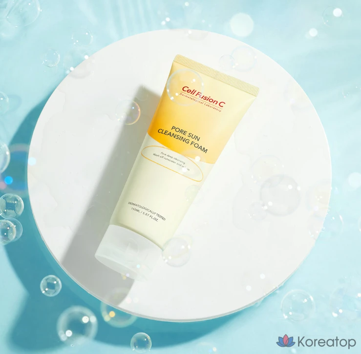 Очищающая пенка CELL FUSION C Pore Sun Cleansing Foam, 150 мл, 1 шт.