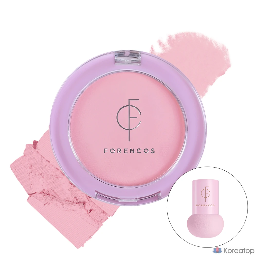 Блушер Forencos Pure Blusher, оттенок 09 Timid, 5 г, 1 шт.