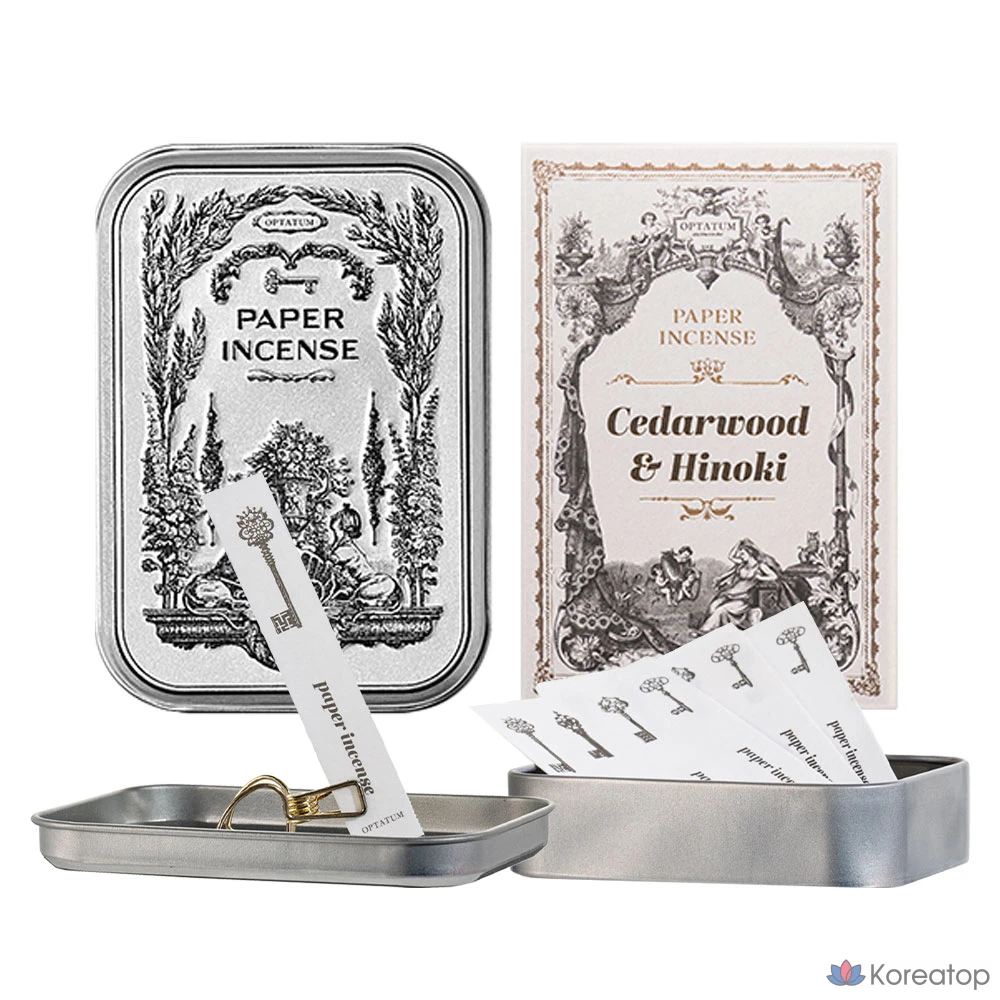 Благовония Optatum Paper Incense, Lime &amp; Lemongrass, 48 шт.