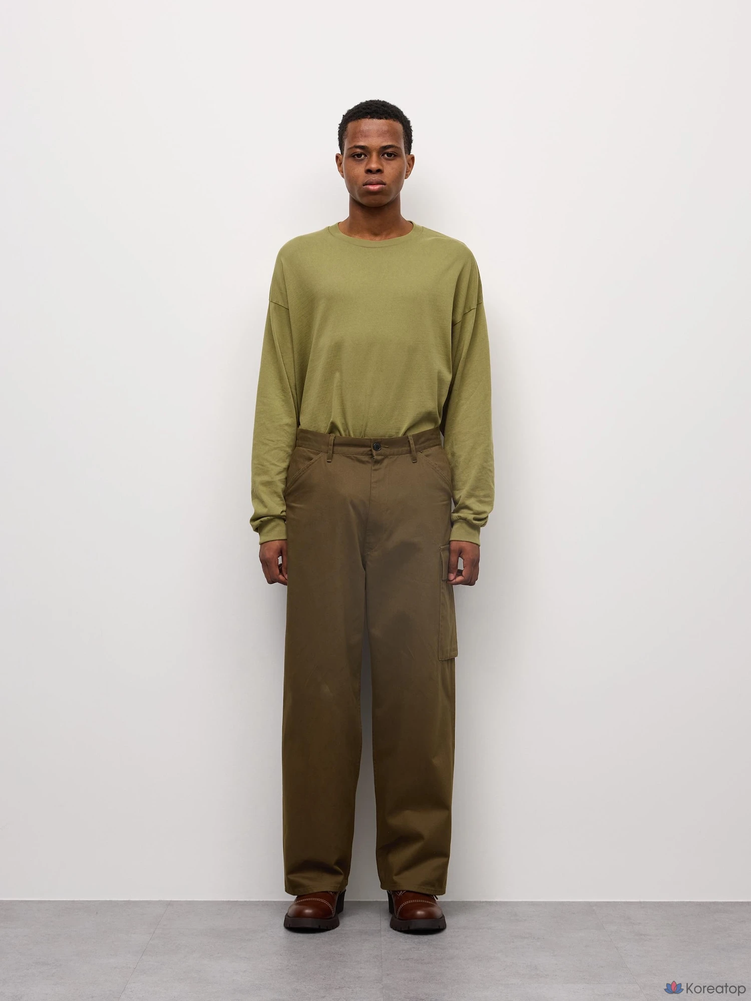 Брюки Uniqlo Cotton Wide Utility Pants