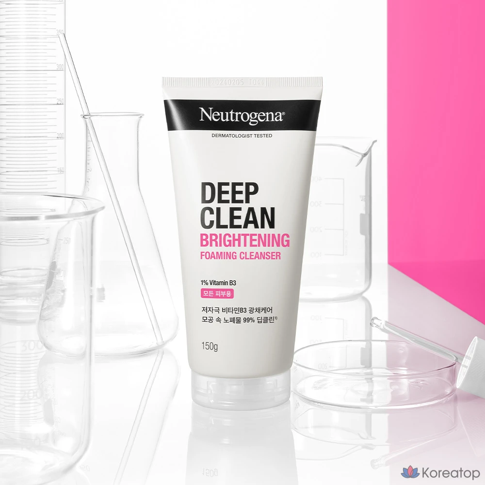 Очищающая пенка Neutrogena Deep Clean Brightening Foaming Cleanser, 150 г, 1 шт.