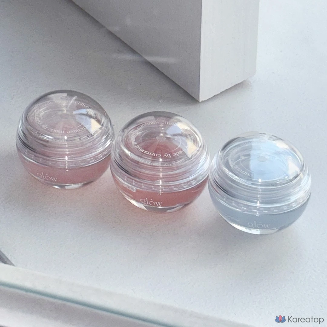 Бальзам для губ Glow Peach Peptide Lip Balm, оттенок Ice Blue, 8 г, 1 шт.