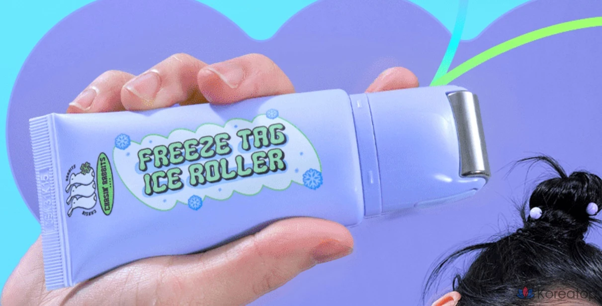 Роликовый массажёр для лица Chasin Rabbits Freeze Tag Ice Roller, 50 мл, 1 шт.