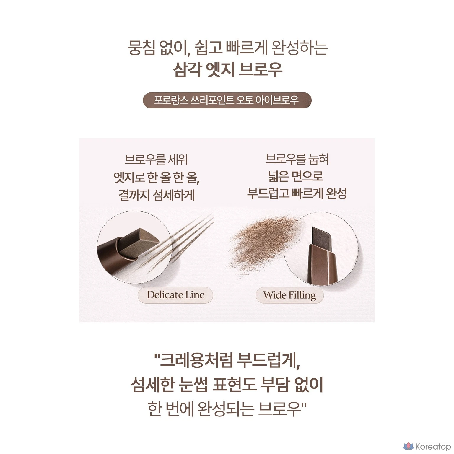 Карандаш для бровей Prorance 3 Point Precision Auto Eyebrow Pencil, оттенок 11 Black, 1 шт.