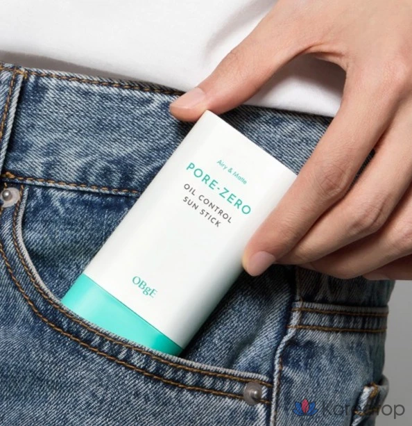 Солнцезащитный стик OBge Pore Zero Oil Control Sun Stick SPF50+ PA++++, 18 г, 1 шт., фото 4