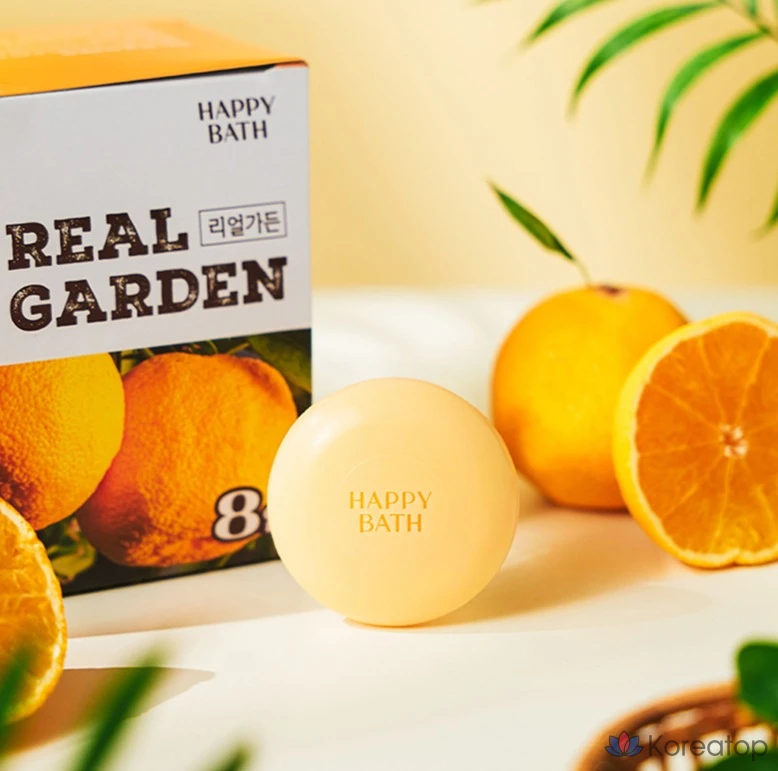 Мыло Happy Bath Real Garden Vitamin Yuja, 90 г