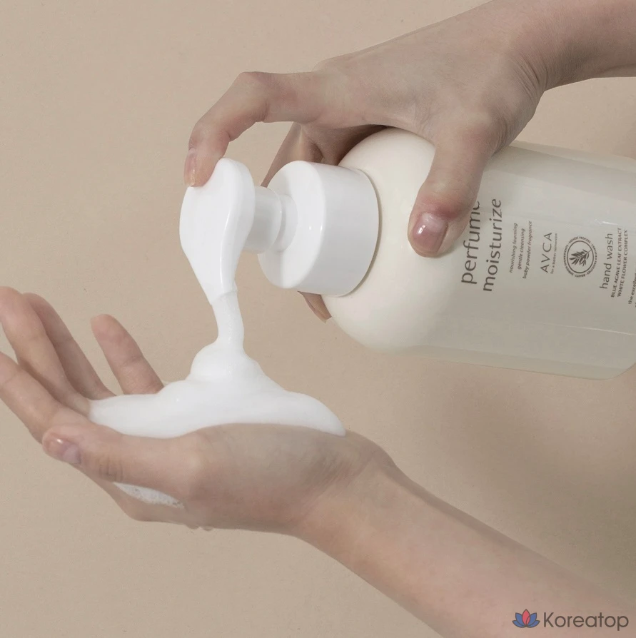 Гель для мытья рук AVCA Perfume Hand Wash Baby Powder, 500 мл, 1 шт.