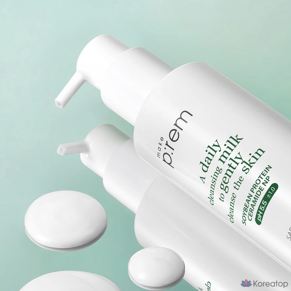 Очищающее молочко MAKE P:REM Safe Me Relief Moisture Cleansing Milk, 200 мл, 1 шт.