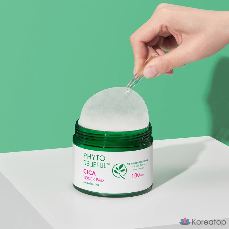 Тонер-пэды Thank You Farmer Phyto Lilyful Cica Toner Pad, 210 мл, 100 шт.