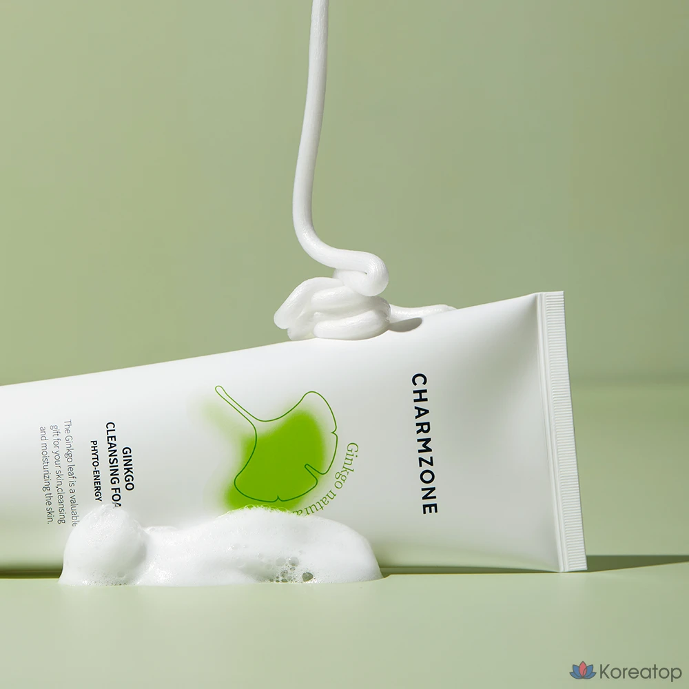 Очищающая пенка Charmzone Ginkgo Natural Cleansing Foam, 200 мл, 1 шт.