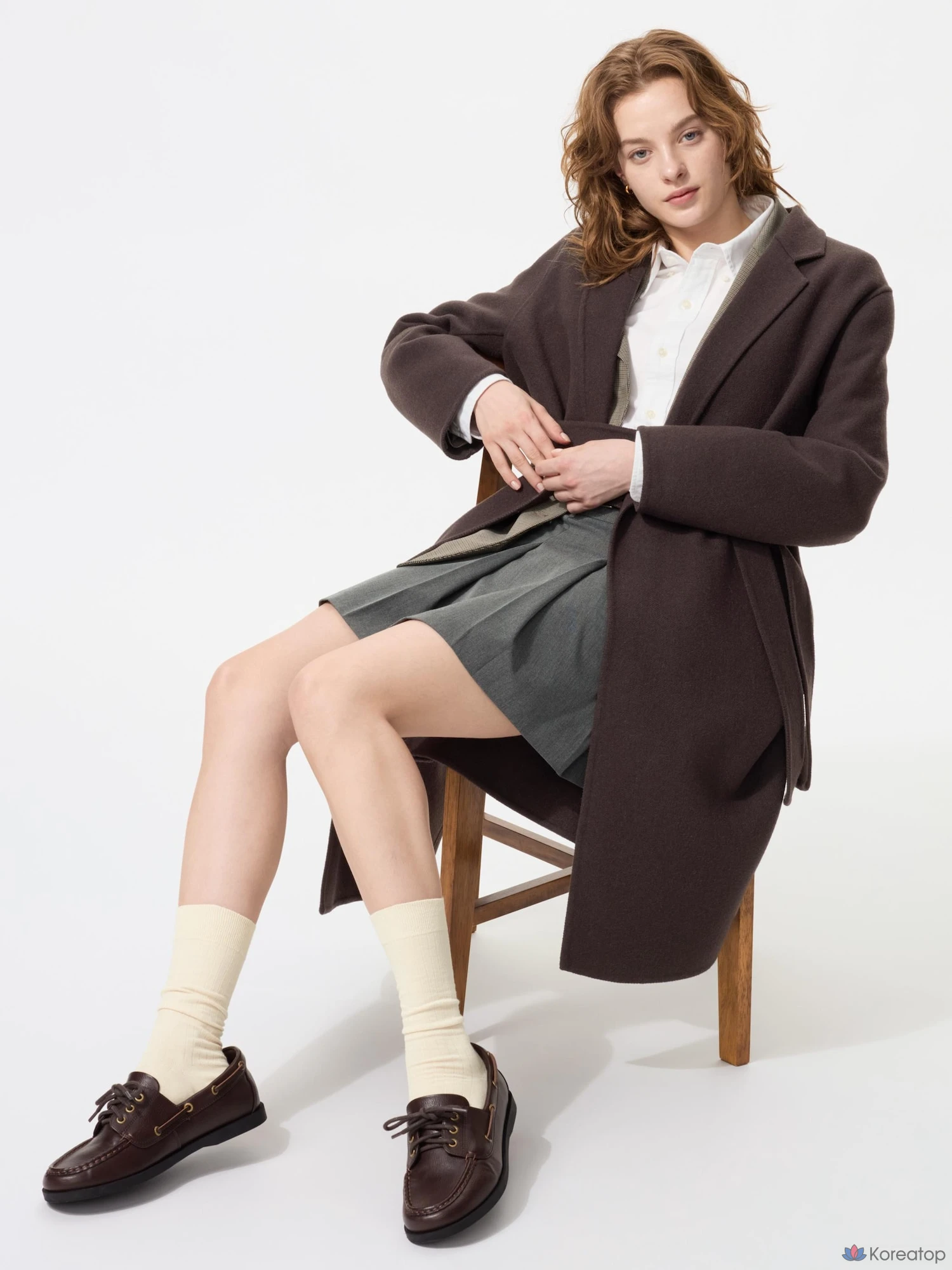 Носки Uniqlo Wide Rib, 3 пары